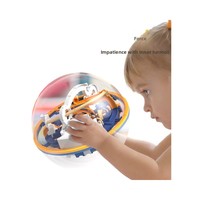 Laberinto de Bolas 3D de Gran Tamaño, Juguete Educativo de Plástico para Niños de 7 a 14 Años, Desarrolla la Coordinación Ojo-Mano