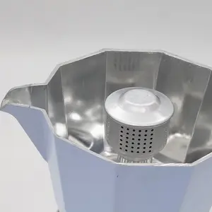 Aluminium Moka Pot Spritzwasser geschützter Deckel Kaffeekanne passend zum spritzwasser geschützten Aluminium ventil Anti-Splash Coffee Moka Pot Zubehör