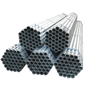 Tuyau en acier rond soudé pré-galvanisé / galvanisé à chaud, taille personnalisée, tuyau GI pour conduite d'eau - Product Image 1