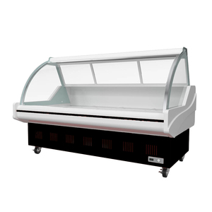 Réfrigérateur commercial de 2,5 m pour la vente au détail, vitrine alimentaire, portes en verre <span class=keywords><strong>économique</strong></span>s, dégivrage manuel, réfrigérateur alimentaire pour la vente au détail - Product Image 5