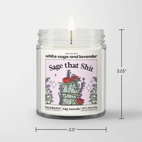 FRHY Vente en gros de bougies en cire de soja très vendues, parfum lavande, aromathérapie, bougies parfumées artisanales de luxe pour la fragrance d'intérieur