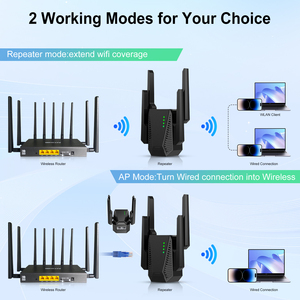 Répéteur <span class=keywords><strong>Wifi</strong></span> <span class=keywords><strong>WIFI</strong></span> 5.8G répéteur <span class=keywords><strong>Wifi</strong></span> double bande 360 degrés sans angles morts 1200Mbps amplificateur de Signal sans fil répéteur <span class=keywords><strong>Wifi</strong></span> - Product Image 4