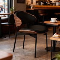 Chaises de salle à manger et canapé en bois durables et modernes pour la chambre à coucher, la salle à manger, l'hôtel, le salon, usage commercial