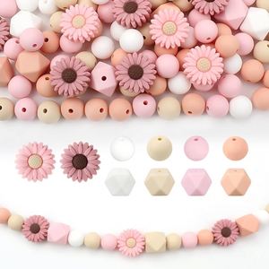 Lot de 26 bracelets en silicone gaufré imperméables style nautique en forme de tournesol, personnalisables en gros pour la fabrication - Product Image 1
