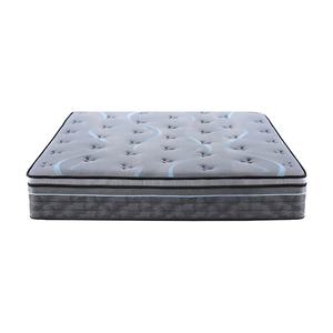 Mejor de lujo Gel de espuma de memoria colchones Queen Full King doble bolsillo primavera diseño para hoteles de fábrica al por mayor - Product Image 3