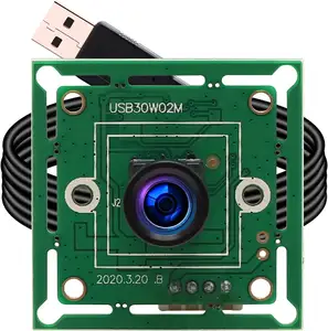 كاميرا كمبيوتر ELP VGA صغيرة بزاوية واسعة للغاية مع عدسة درجة وعالية السرعة من نوع P 60fps UVC USB2.0