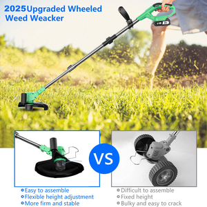 Cordless Lawn Mower 20V With Telescopic Folding Handle DIY Grass Trimmer <b>Battery</b> <b>Operated</b> Garden Cutter CG-20AP-2 Cordless Grass - Product Image 6