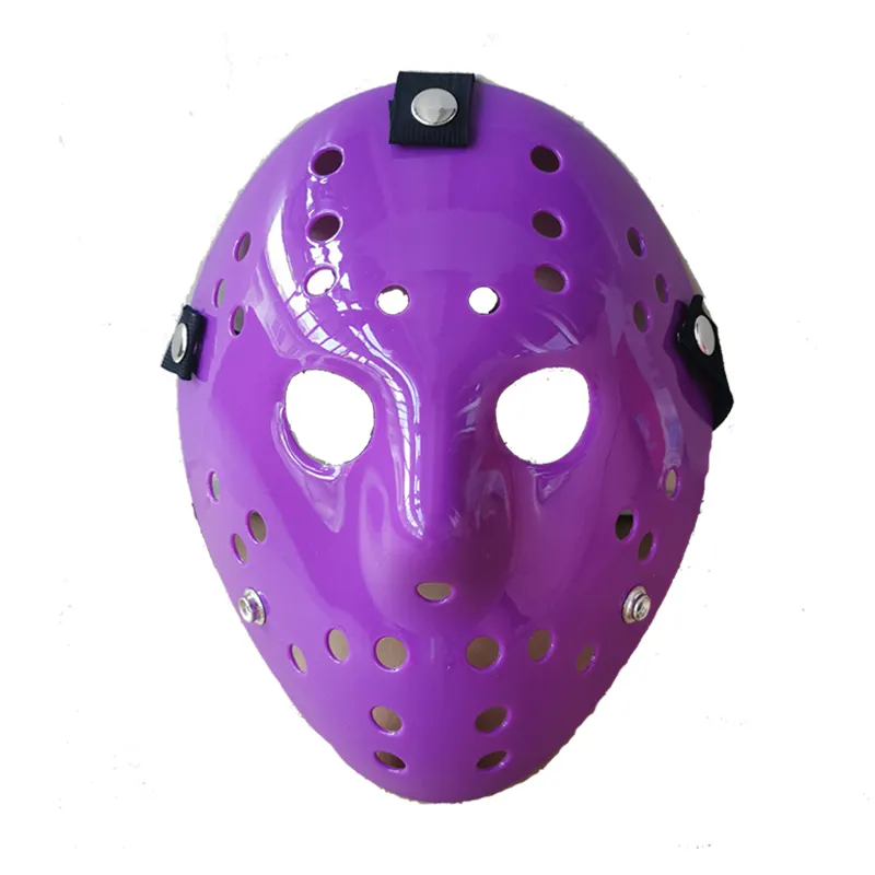 Thick Plastic Party Mask Purple Color Halloween Scary Jason Voorhees Killer mask