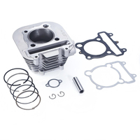 Cilindro de Motor de Motocicleta y Kit de Cilindro con Anillos de Pistón para Moto-4 250 YFM250 YTM225 1989-1991