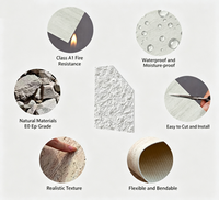 Panneaux en fibres de ciment modifiés flexibles, ignifuges, antistatiques, imperméables, insonorisants pour la maison, l'hôpital, l'hôtel, l'appartement, le commerce
