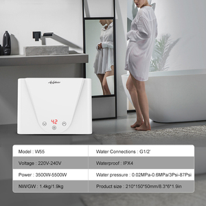 Mini Water Heater 4000W Electric Tankless Instant Hot Water Heater Under Sink Tap Bathroom <strong>Kitchen</strong> Washing 220V 4KW - Product Image 3