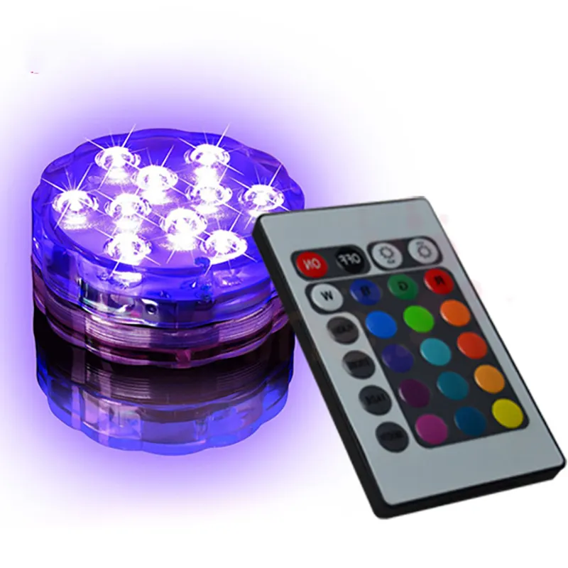operated swimming magnet removable underwater swim powered ip68 led battery submarine light pool lights battery powered