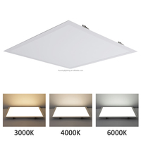 Panneau LED rétro-éclairé commercial 120-180lm/W Panneau de plafond LED intégré intelligent à gradation avec pince à ressort
