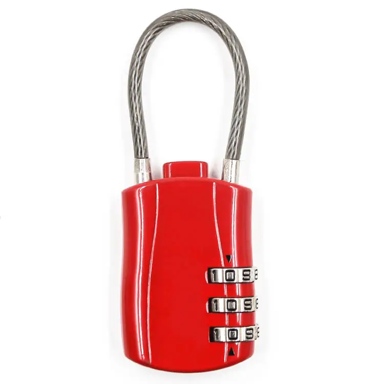 3 Digit Combination Luggage lock Safe Password Fitness Padlock Digital TSA Lock