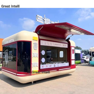 Camion de restauration mobile électrique entièrement équipé, chariot de restauration électrique pour café, collations, nourriture de rue, remorque de restauration rapide moderne en plein air - Product Image 6