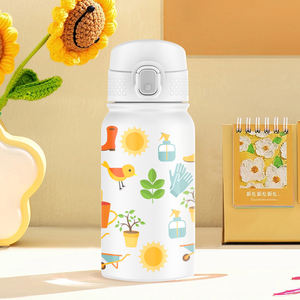 3D stampa carina in acciaio inox caldo e freddo bottiglia d'acqua 350ml <span class=keywords><strong>bambini</strong></span> termoisolante bottiglia d'acqua - Product Image 3