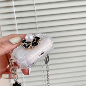 Túi Đựng Tai Nghe Đeo Chéo Cho Apple Airpods, Túi Đựng Tai Nghe Hoa Thiết Kế Sang Trọng Thời Trang Cho Apple Airpods 1 <span class=keywords><strong>2</strong></span> 3 Pro Có Dây Xích - Product Image 5