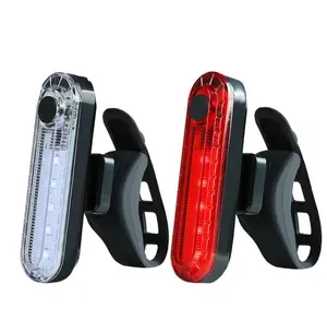 Bicycle Charging Tail Light Highlight Convenient LED Helmet Warning Light