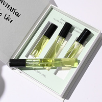 5ml 8ml 10ml 15ml Mini échantillon vide verre clair pompe à vis vaporisateur bouteille ronde flacons Portable parfum boîte d'emballage personnalisée
