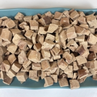 Friandises pour chats et chiens riches en protéines, naturelles, à ingrédient unique, sans additifs, riches en vitamines, nourriture pour animaux de compagnie, foie de lapin lyophilisé