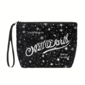 Pochette zippée rayée en peluche douce, pochette de poignet en fausse fourrure pour l'hiver, grande capacité, toucher doux, cosmétiques, broderie personnalisée, cadeau - Product Image 1