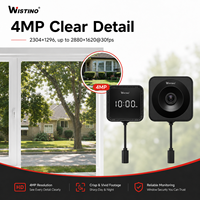 Cámara de Vigilancia Magnética 2 en 1 Wistino 3MP, Visión Nocturna a Todo Color, Detección de Movimiento, Alarma, Mini Cámara WiFi Tuya