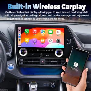 2K HD Screen <b>Android</b> Multimedia Video Player for TOYOTA Highlander CROWN KLUGER CarPlay Autoradio GPS DSP 360 Qualcomm Processor - Product Image 4