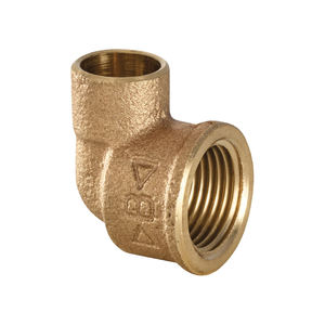Coude fileté femelle en bronze 22X3/4 douille en fonte forgée soudée femelle-pour les applications d'huile de gaz d'eau 14mm 30mm plaquée Pip - Product Image 3