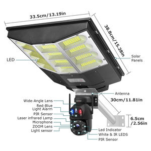 SECTEC 6MPソーラーバッテリーストリート25WセキュリティCCTV 20XズームLed Ip赤外線ライトオートトラッキング4G Simカードソーラーパワーカメラ - Product Image 2