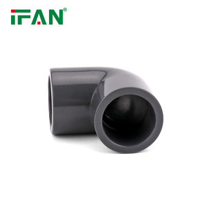 Bán buôn tất cả các loại phụ kiện uPVC cho cấp nước IFAN GB tiêu chuẩn uPVC phụ kiện đường ống PN16 20-110mm phù hợp uPVC tối màu xám - Product Image 6