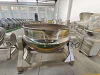Marmite semi-automatique pour huile de piment avec système de chauffage électrique et à gaz pour la cuisson commerciale d'huile de piment