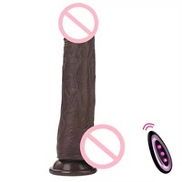Vibromasseur réaliste télécommandé avec ventouse puissante pour femmes – Grande taille, sensation de peau naturelle