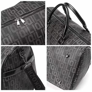 Grand <span class=keywords><strong>Sac</strong></span> de <span class=keywords><strong>Voyage</strong></span> de Luxe <span class=keywords><strong>Noir</strong></span> en <span class=keywords><strong>Cuir</strong></span> PU pour Logo Personnalisé, Léger, Idéal pour Week-end, Sport, Nuitée, Bagage avec Fermeture Éclair pour le <span class=keywords><strong>Voyage</strong></span> - Product Image 6