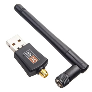 Adaptador <span class=keywords><strong>USB</strong></span> 2,0 WIFI antena extraíble PC red <span class=keywords><strong>WLAN</strong></span> enrutador ALFA UAC08D 600 Mbps dongle WIFI inalámbrico - Product Image 3