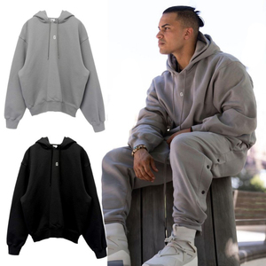 Sudadera con Capucha de Estilo Urbano Hip Hop con Estampado, Ecológica, Transpirable, 95% Algodón, Corte Holgado, con Bolsillo, Precio Bajo - Product Image 5