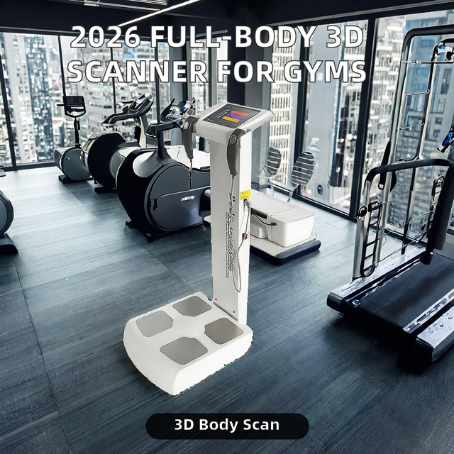 SKYWARD Model Standing Full-Body 3D Scanner Touchscreen ABS Material Custom Logo Option for Gyms Fitness Centers