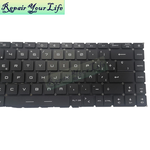 Teclado Retroiluminado RGB Encastrable SP Español para <span class=keywords><strong>MSI</strong></span> <span class=keywords><strong>GE66</strong></span> <span class=keywords><strong>Raider</strong></span> MS-1541 GS66 Stealth MS-16V1 MS-1551 9Z.NEVBN.A01 Nuevo - Product Image 4