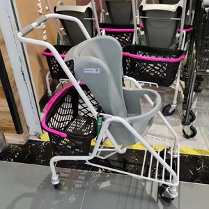 عربة أطفال للمطار مع سلة، عربة تسوق فولاذية للأطفال، الأكثر مبيعًا - Product Image 6