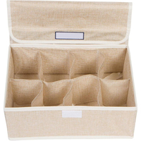 Rangement placard tiroirs diviseur organisateur ensemble avec couvercles placard organisateurs sous-vêtements boîte de rangement