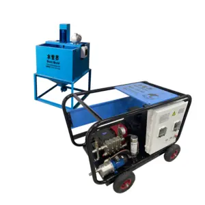 500bar high pressure water sand blasting machine for cleaning surfaces