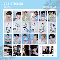 22 autocollants Kpop Idol BT, FELIX, HAN, TW, KATSEYE, STR, BABY, autocollants créatifs DIY, cadeau pour les fans