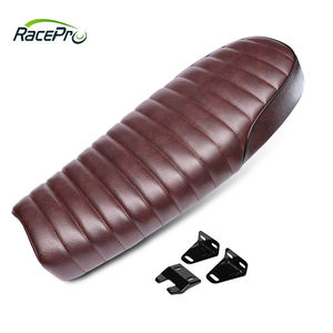 RACEPRO-asiento Retro personalizado para motocicleta, asiento de joroba Vintage, para Yamaha, <span class=keywords><strong>Kawasaki</strong></span>, Honda - Product Image 6