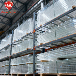 Lembaran Akrilik Jumei Cast 93% Transmisi Cahaya Tinggi Transparan Tahan UV untuk Luar Ruangan Tebal 100mm Dapat Dipotong Bersertifikasi ISO9001 CE - Product Image 5
