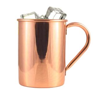 Tasses en baril de cuivre avec poignée en laiton pour Moscou Mule 99.9% tasse à bière en cuivre pur fantaisie boisson à la main de haute qualité - Product Image 5