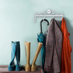 Rétro Vintage Français Pays <span class=keywords><strong>Paris</strong></span> Métal Mur Monté Crochets Porte-clés Pour Manteau Articles Divers Parapluie Suspendu Mur - Product Image 3