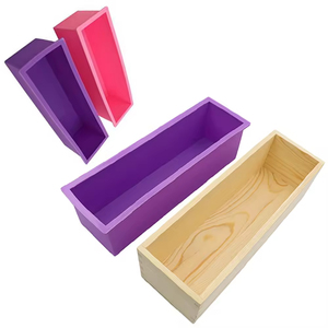 Moule à glace rectangulaire en <span class=keywords><strong>silicone</strong></span> alimentaire pour la cuisson, le savon, le fromage - Outil de cuisine antiadhésif - Product Image 2