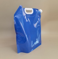 Pochette à bec debout de 1L à 10 litres avec poignée en aluminium transparent café eau jus de riz emballage gallon sac de boisson
