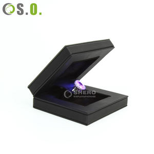 Cajas de joyería de cuero PU con diseño único y logotipo personalizado para anillos, colgantes, pulseras, brazaletes y collares. - Product Image 4