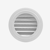Système de ventilation intérieure, diffuseur rond en plastique ABS à vent contrôlé, grille inclinée, persienne inclinée, aérateur d'air frais