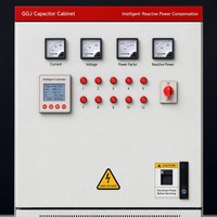 Armoire professionnelle de compensation de puissance réactive intérieure série GGJ 400V avec système de distribution et protection contre les surtensions et les harmoniques
